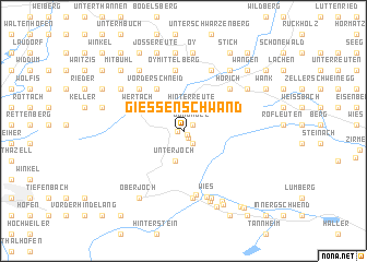 map of Gießenschwand