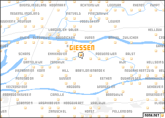 map of Giessen