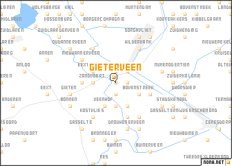 map of Gieterveen