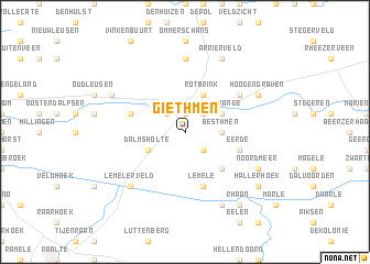 map of Giethmen