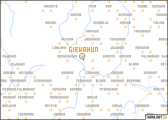 map of Giewahun