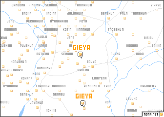 map of Gieya