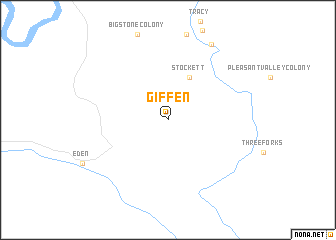 map of Giffen