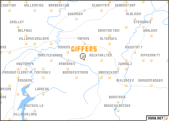 map of Giffers