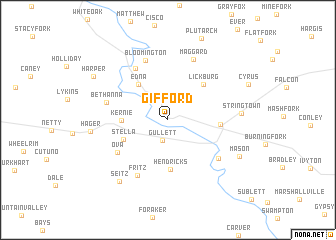 map of Gifford