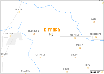 map of Gifford