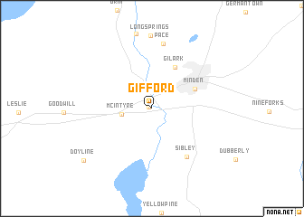 map of Gifford