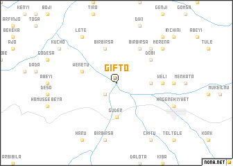 map of Gīfto