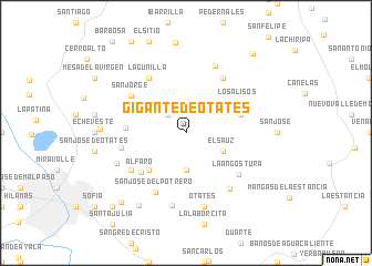 map of Gigante de Otates