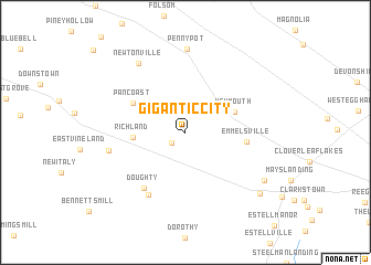 map of Gigantic City