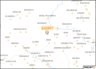 map of Gigant