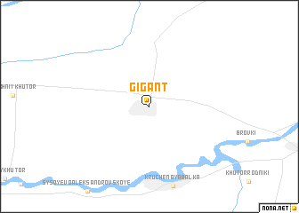 map of Gigant