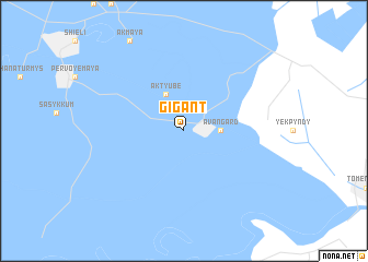 map of Gigant