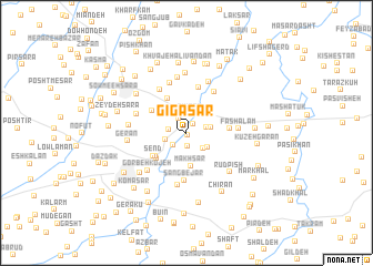 map of Gīgāsar