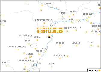 map of Gigatli-Urukh