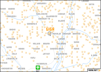 map of Gīga