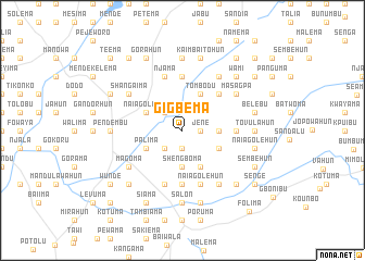 map of Gigbema