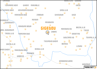 map of Gigédou