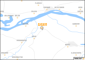 map of Gigen