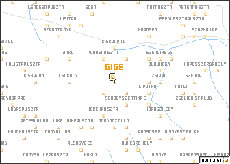map of Gige