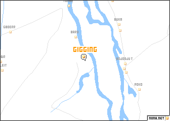 map of Gigging