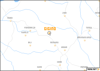 map of Gigino