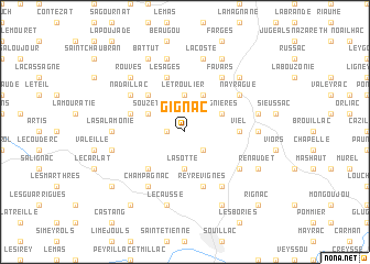 map of Gignac