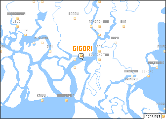 map of Gigori