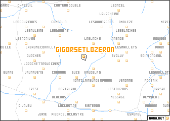 map of Gigors-et-Lozeron