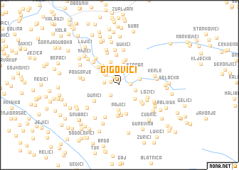 map of Gigovići