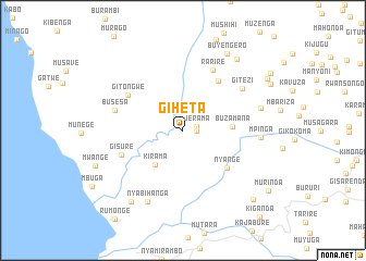 map of Giheta