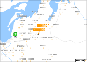 map of Gihinga