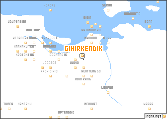 map of Gihirkendik