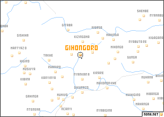 map of Gihongoro