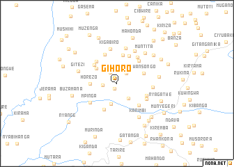 map of Gihoro