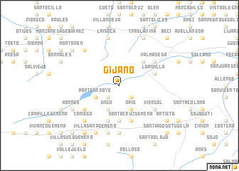 map of Gijano