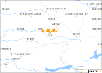 map of Gijounet