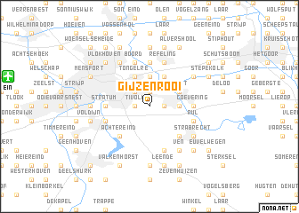 map of Gijzenrooi