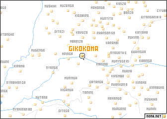 map of Gikokoma