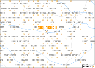map of Gikunguru