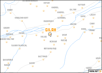 map of Gilah