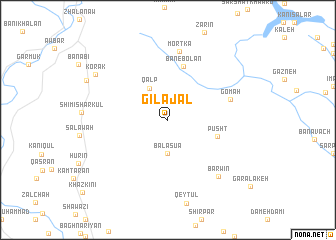 map of Gilajal