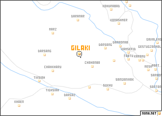 map of Gīlakī