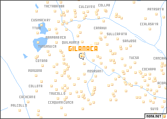 map of Gilanaca