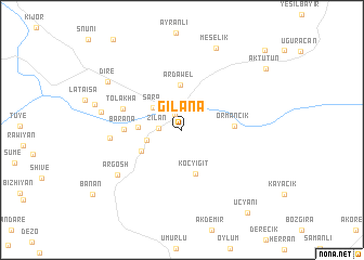 map of Gilāna