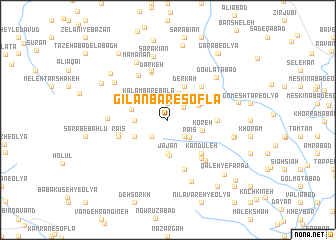 map of Gīlānbar-e Soflá