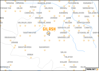 map of Gīlāsh