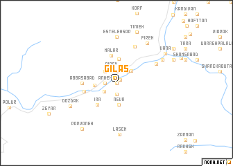 map of Gīlās