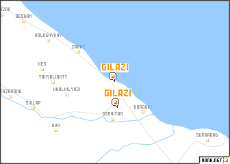 map of Gilǝzi