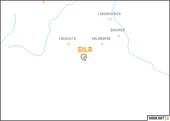 map of Gila